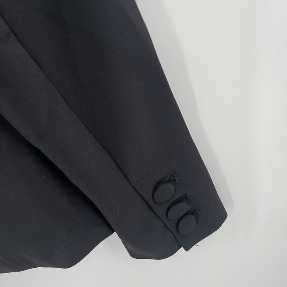 NEW BOSTON PROPER Blazer Size 4 Black NWOT Spandex Blend Stretch Business Casual - Picture 11 of 13